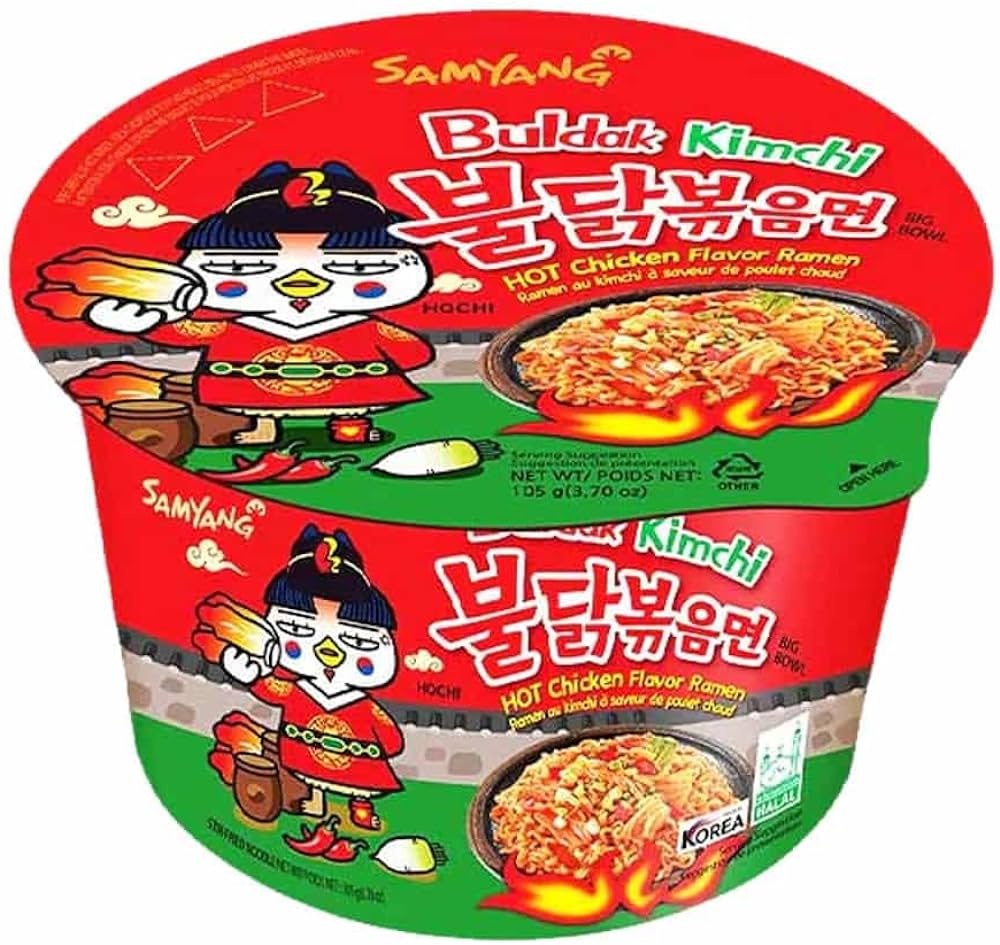 Samyang Kimchi Buldak Ramen 105g – Victoria Grocery