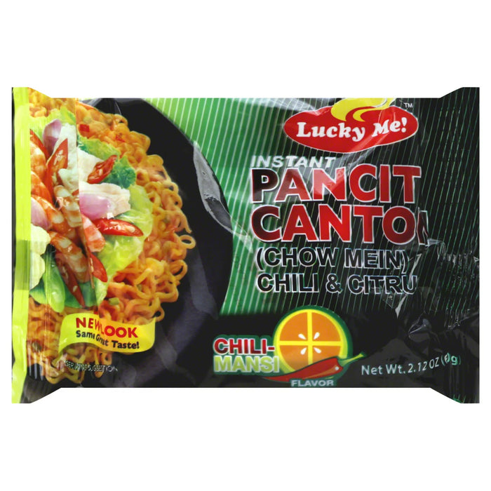 Lucky Me Pancit Canton Chili and Citrus Flavor