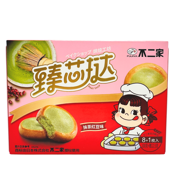 Fujiya Matcha & Red Bean Bake Cookie  112g