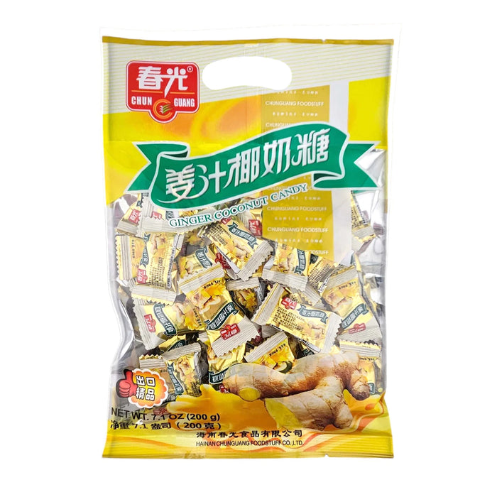 Chun Guang Ginger Coconut Candy 7.05 oz