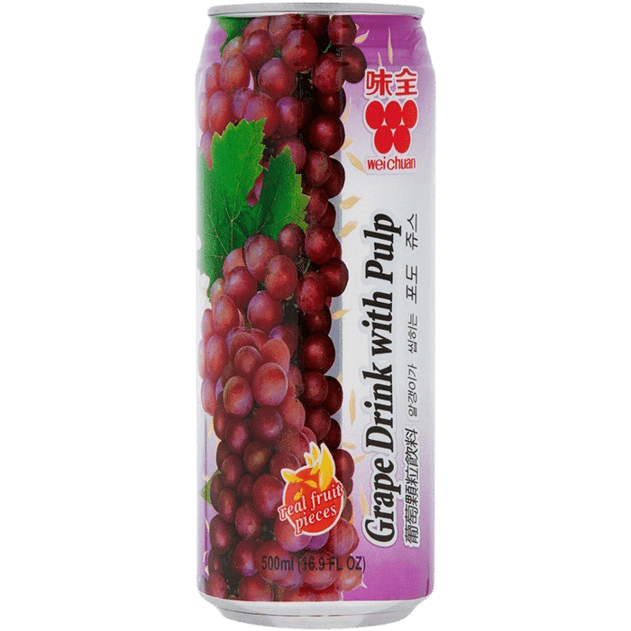 Wei Chuan Grape Drink With Pulp 500ml