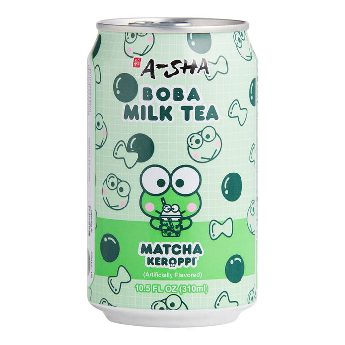 a-sha matcha boba milk tea 310ml