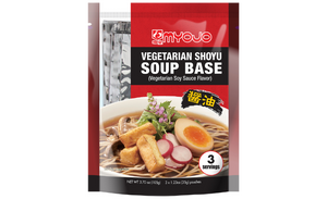 Myojo Vegetarian Shoyu Soup Base 3 serving 35g