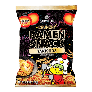 Baby Star Crunchy Ramen Snack Yakisoba