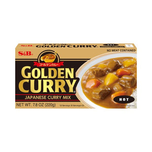 S&B Golden Hot Japanese Curry 220g