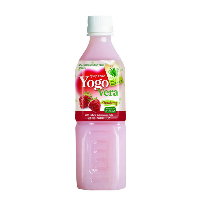 YogoVera Strawberry Aloe Drink 500ml