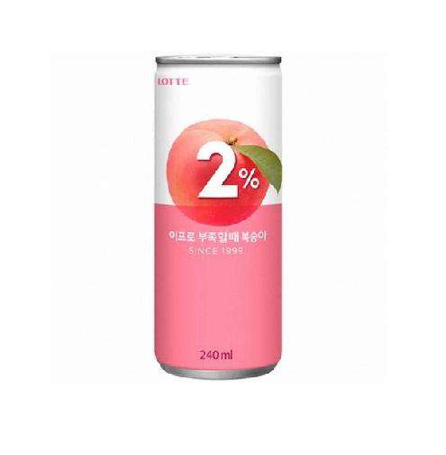 Lotte 2% Peach Drink 240ml