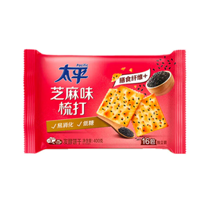 Pacific Black Sesame Soda Cracker 400g