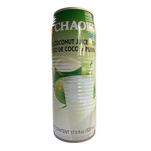 chaokoh young coconut juice w/meat 17.5oz