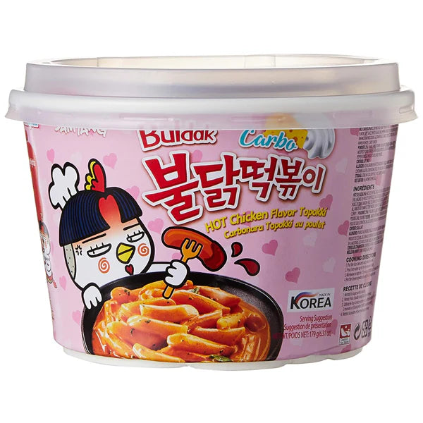 Samyang Buldak Carbonara Topokki Bowl 179g