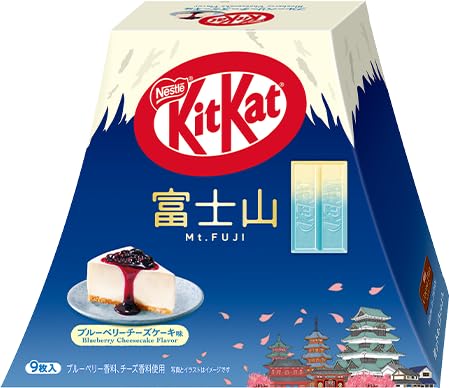 KitKat Blueberry Cheesecake
