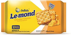 julie?s le-mond cheddar cheese cream puff sandwich 6.35 oz