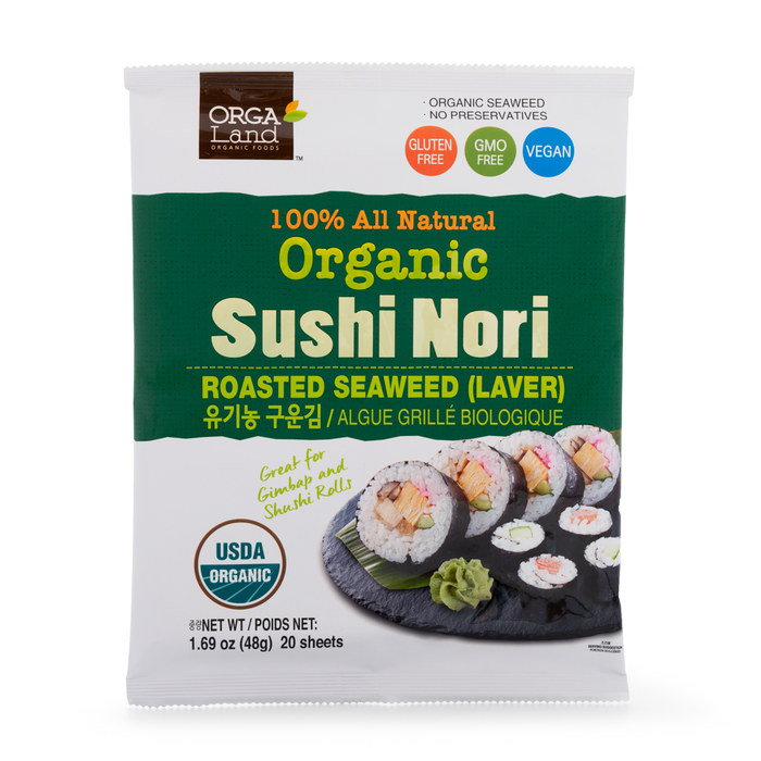 OrgaLand Organic Sushi Nori 48g