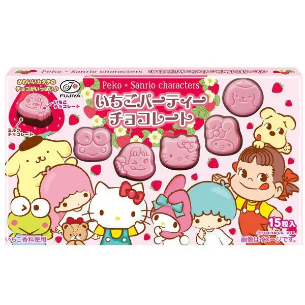 Fujiya Peko Sanrio Choco Strawberry 40g