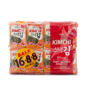 Wang Kimchi Roasted Seaweed Snack 64g