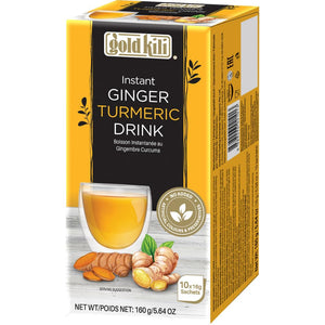 Gold Kili Instant Ginger & Turmeric Tea 160g