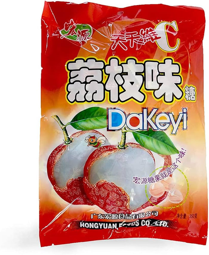 Hong Yuan Lychee Candy 350g