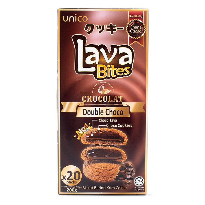 Unico Lava Bites Double Chocolate