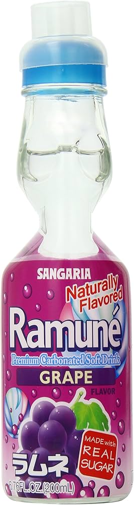 Sangaria Grape Ramune Soda