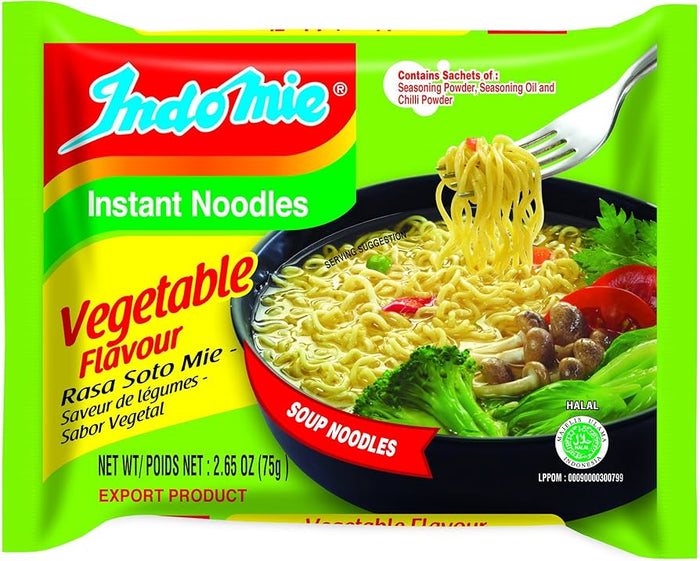 Indo Mie Vegetable Instant Noodle 75g