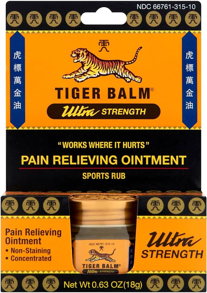 Tiger Balm Ultra Strength Ointment 0.63 Oz