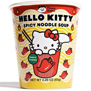 hello kitty spicy noodle soup 65g