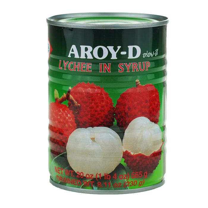 Aroy-D Canned Lychee In Syrup 20oz