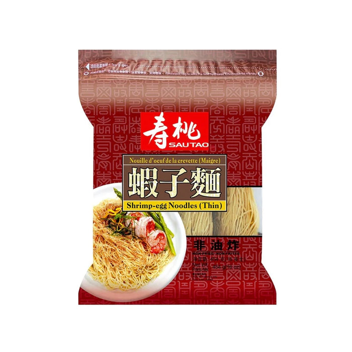 SauTao Shrimp-egg Noodles Thin 454g