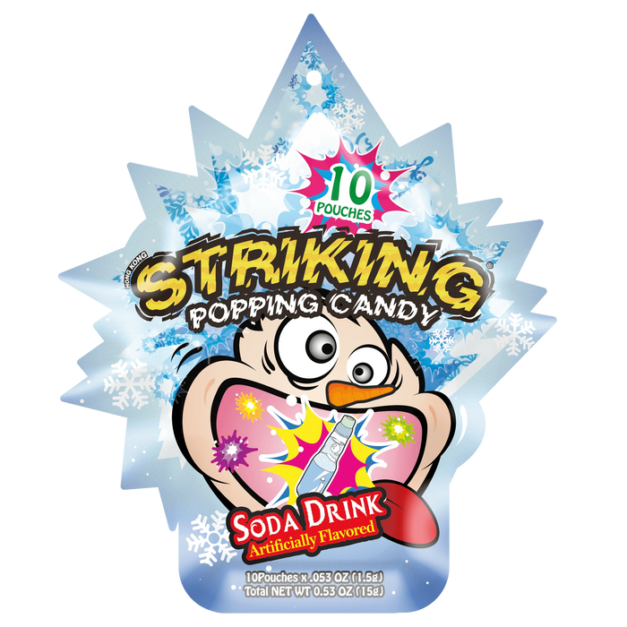 Striking Popping Soda Candy