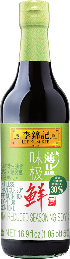 LKK Reduce Sodium Seasoned Soy Sauce 16.9oz