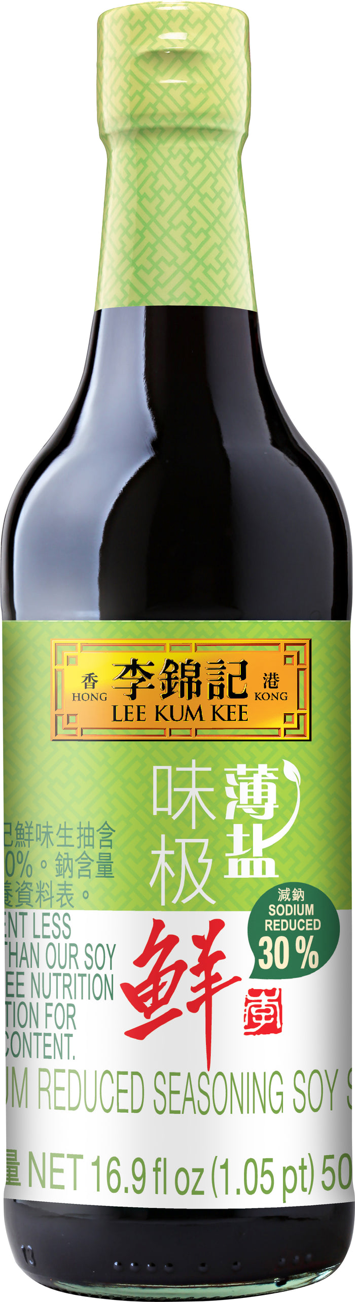 LKK Reduce Sodium Seasoned Soy Sauce 16.9oz