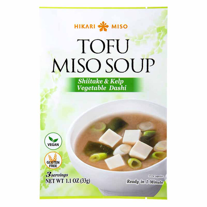 Hiraki Shiitake & Kelp Tofu Miso Soup Mix