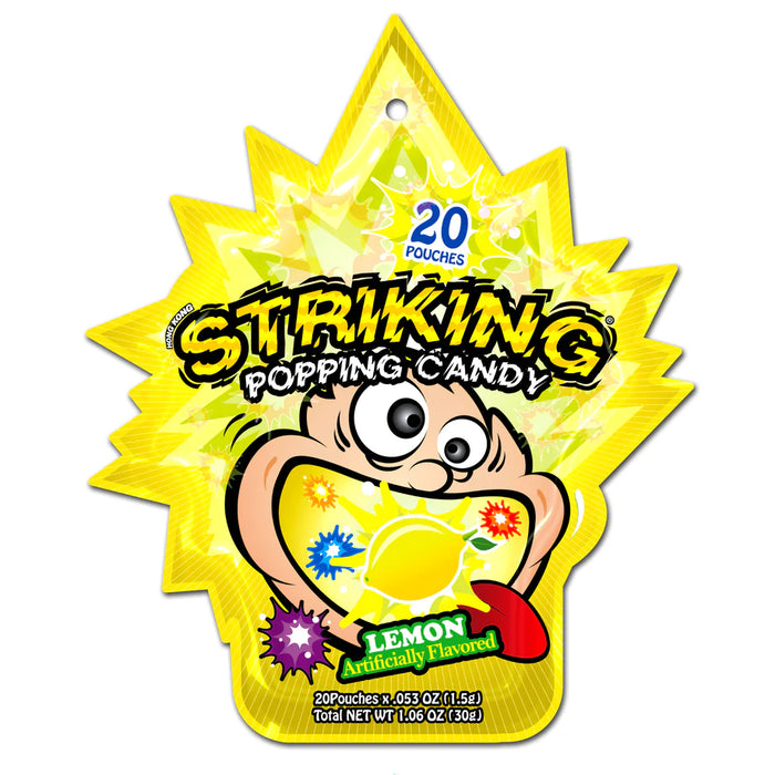 Striking Popping Lemon Candy 30g