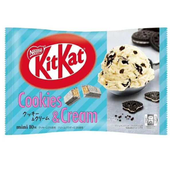 Nestle Kit Kat Cookies And Cream Mini 4.09 Oz