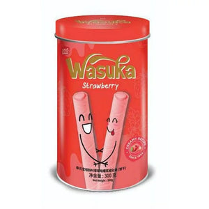 Wasuka Strawberry Wafer Roll 300g