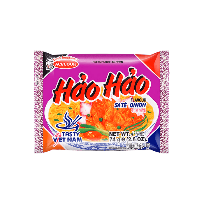 Hao Hao Saté Onion Instant Noodle 74g