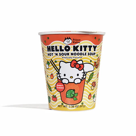 a-sha hello kitty hot & sour noodle cup soup