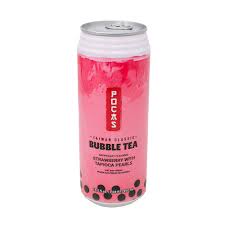 Pocas Strawberry Bubble Tea 490ml