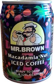 mr. brown macadamia nut ice coffee 8.12 oz