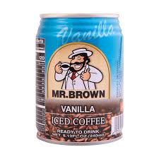 mr brown vanilla iced coffee 8.12 fl oz