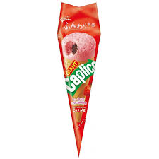 Glico Caplico Giant  Cone Strawberry 34g