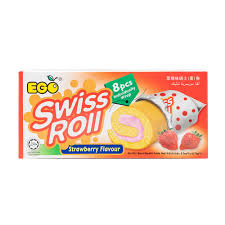 Ego Swiss Roll Strawberry 176g