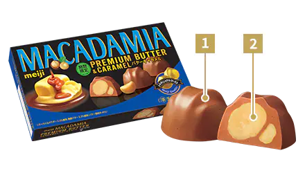 Meiji Macadamia Premium Butter & Caramel