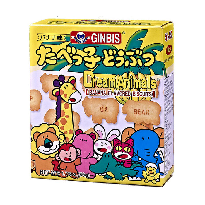 Ginbis Dream Banana Animals Biscuit