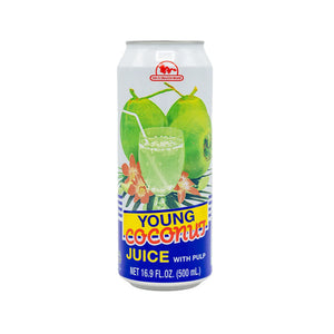sun & dragon brand young coconut juice 16.9 oz