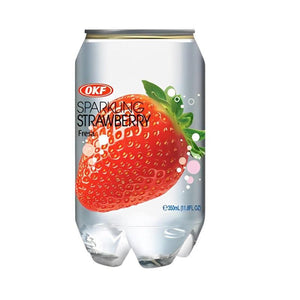 OKF Strawberry Sparkling Water 350ml