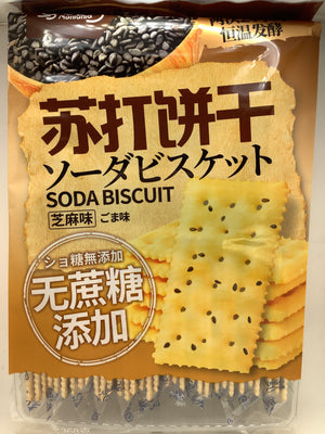 Mamama Black Sesame Soda Biscuit 368g