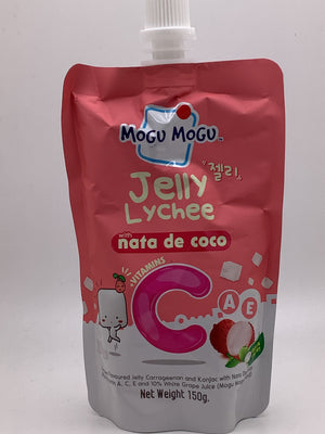 Mogu Mogu Lychee Jelly w/Nata De Coco 150g