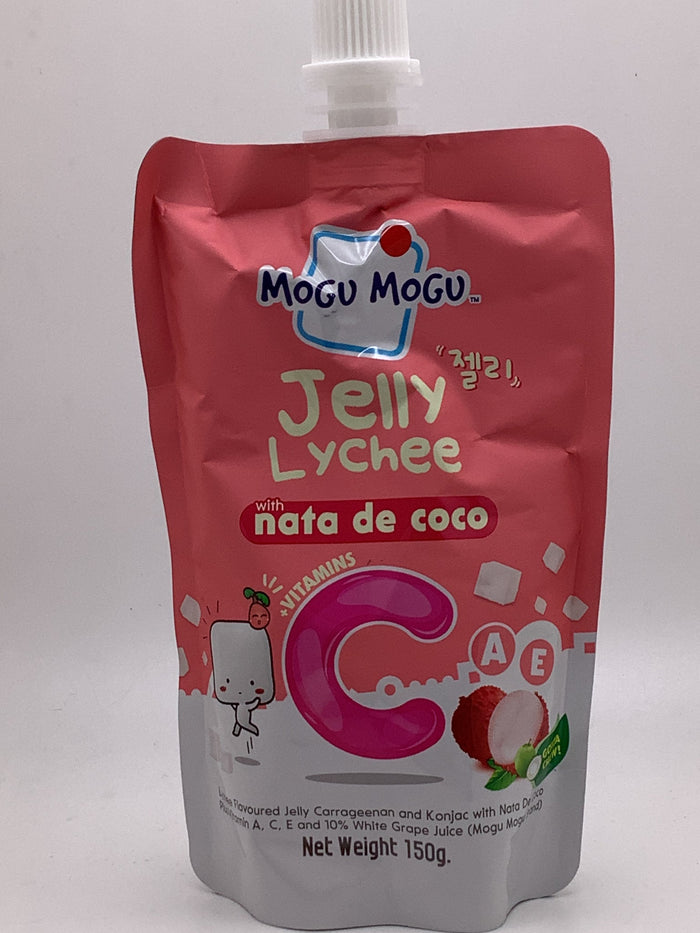 Mogu Mogu Lychee Jelly w/Nata De Coco 150g