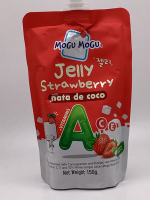 Mogu Mogu Strawberry Jelly w/Nata De Coco 320ml